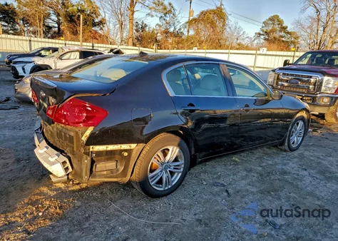 2012 Infiniti G25 z USA, uszkodzony, nr VIN JN1DV6AR6CM730983